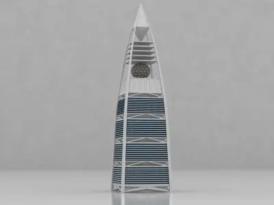 Al Faisaliyah Tower Riyadh Saudi Arabia 3D model