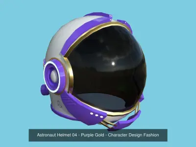 08 Astronaut Helmet Collection - Character Design Fashion 3D Model Pack