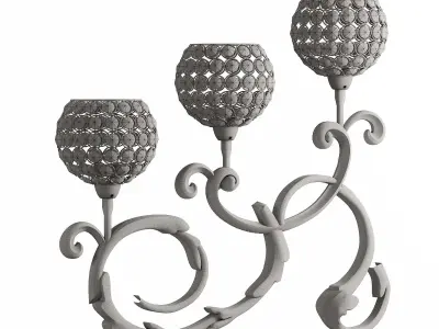 Candle Holders 3D model