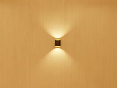 Moody wall light 3D model