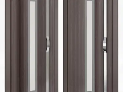 Interior Doors 3d model  Low-poly 3D model