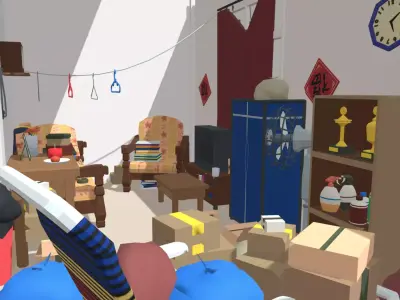 Hoarding Disorder Person House Low-poly 3D model