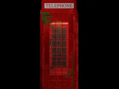 England iconic phonebooth 3D model