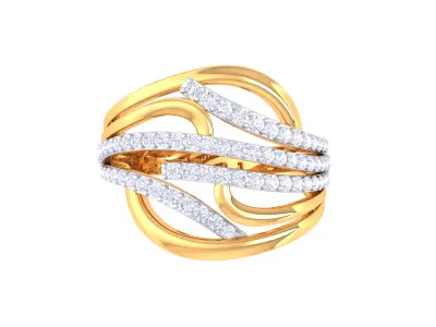   Women Ring MTL 3dm STL OBJ FBX Details 3D print model 3