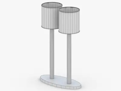 1381 - Table Lamp Low-poly 3D model