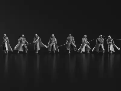 Darth Vader Figure Set 06 3D print model