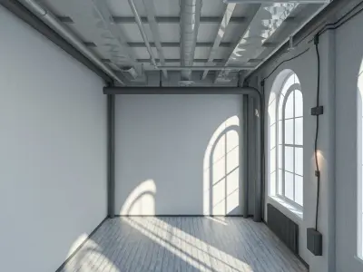 Loft interior 5 3D model