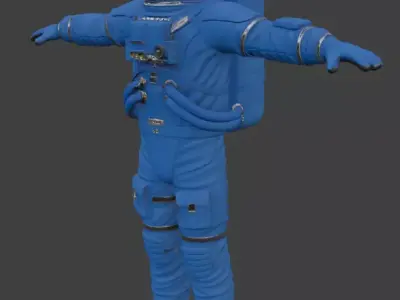 Spacesuit Astronaut EVA Suit 3D Model High Detail PBR 3D model