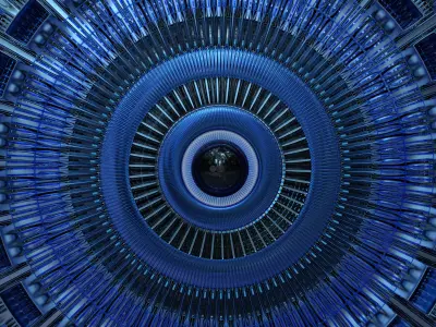 Cyber Eye Implant 3D model