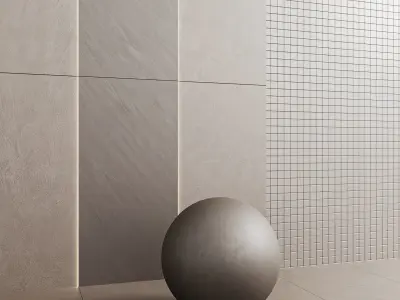  Travertine 01 Low-poly 3D model