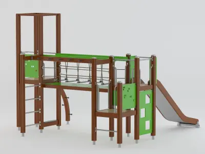 Lappset Activity Tower 05 3D model