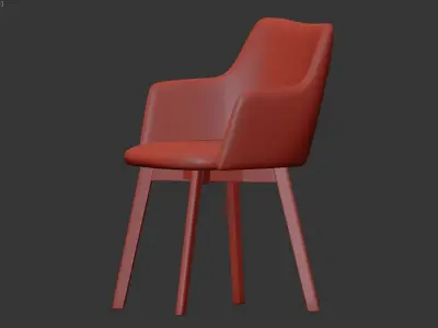 chair Bella 3D model