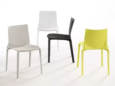 Plana plastic chair 3D model