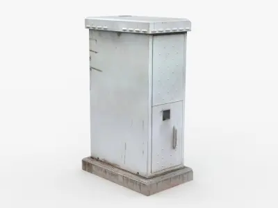 Distribution Board 3 Scan Low-poly 3D model