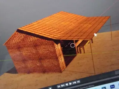barber shop 3D model shop