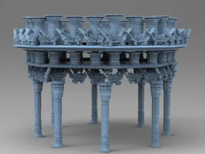 Celtic Tower 6 3D model