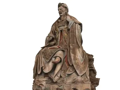 Deity Statue Sculpture11 3D model