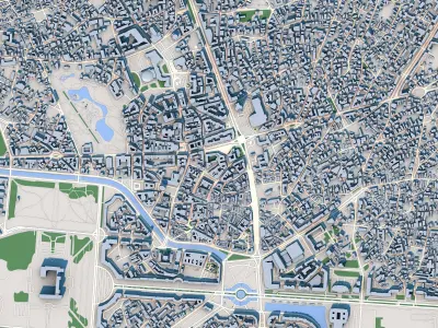 Bucuresti Romania 3D model