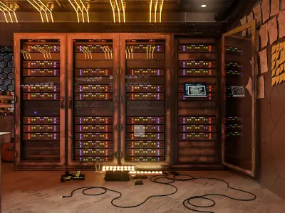 Hackers Room 3D model