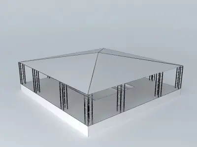 Outdoor library 3D model