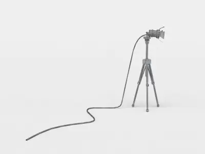 Light stand Low-poly 3D model purchase