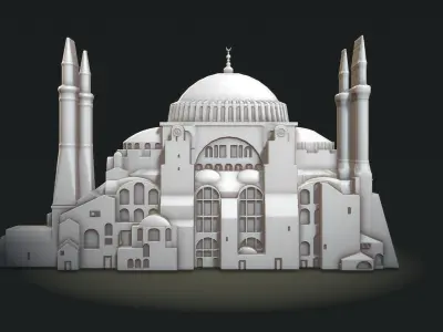 Hagia Sophia 3D print model