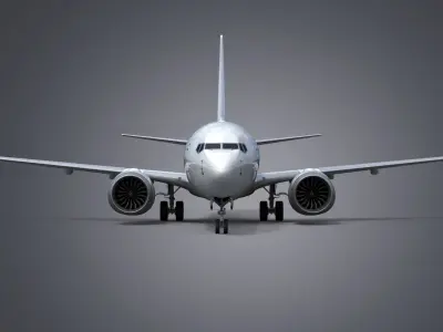  Boeing 737-8 MAX Generic White 