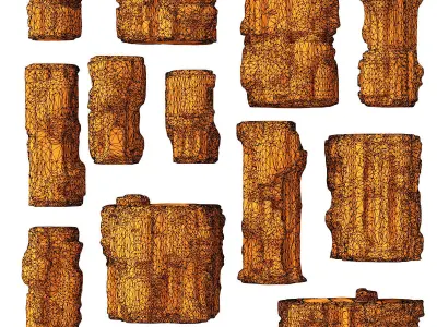 Rock sea collection n10 3D model