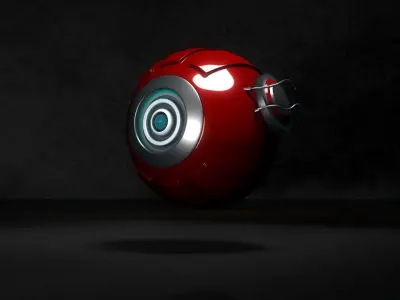 Sci fi drone 3D model by ymcgi from CGTrader
