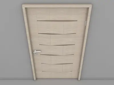 Wooden Door 3D model order