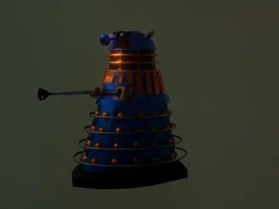 STEAMPUNK SCIENCE DALEK PACK - Rogue Film Productions Low-poly 3D model