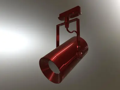 Euro Spot LED czarny 1f Light Fixture Free 3D model