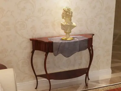 Living Room And Dining Room 3D model