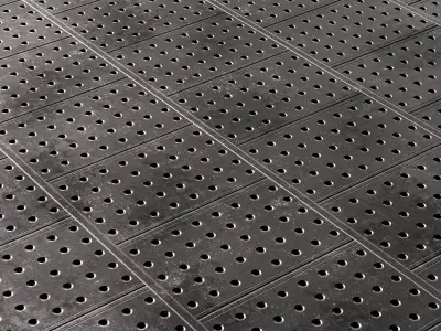 Expanded Metal Mesh Panel Seamless 2 Texture