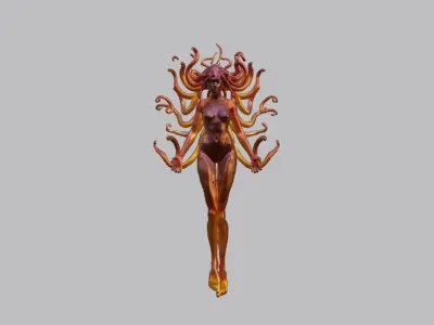 Ethereal Medusa 3D Model 3D model
