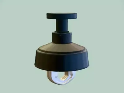modern ceiling light fixture 3D model