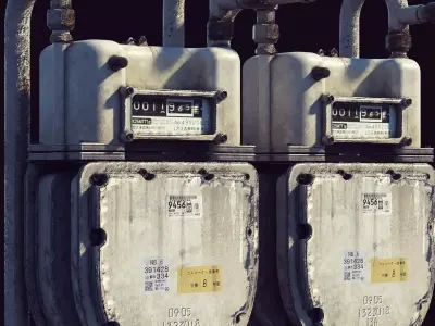 Japanese Gas Meter 3D model