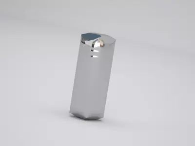 I Balloon Silver 3D model