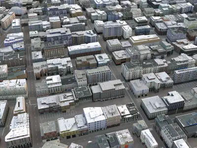 City 106 Low-poly 3D model
