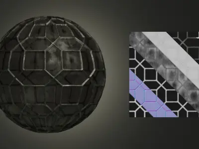 Realistic PBR Old Window Textures Seamless 4K  Texture