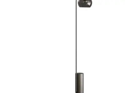 Crate and barrel Arren Black Floor Lamp 3D model