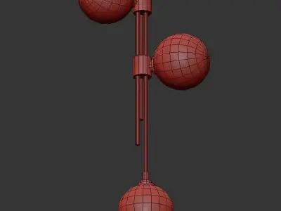 TRILOGY PENDANT 3D model