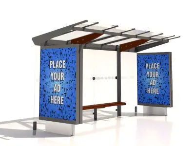 MMCite Regio 310c Bus Shelter 3D model