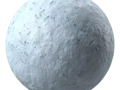 Snow Materials- Snow Ground - Pbr 4k Seamless Low-poly 3D model