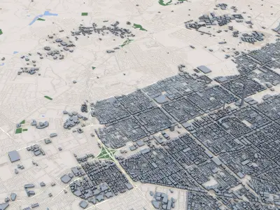 Riyadh City Saudi Arabia 3D model