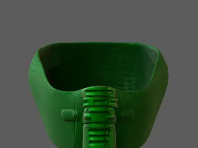 Gas mask helmet 3d model scifi Low-poly  Low-poly 3D model 306