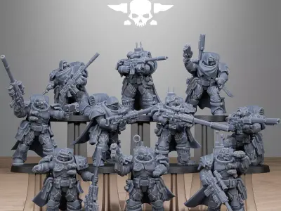 Socratis Snipers 3D print model