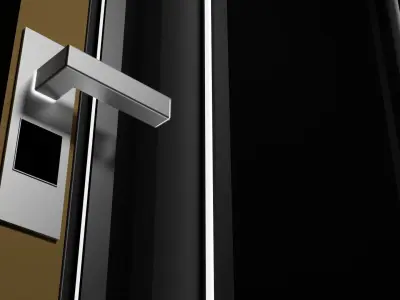 Modern doors Free 3D model