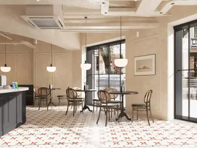 Restaurant Interior 3D model