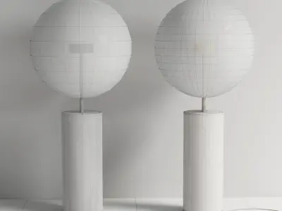 Soffio Table Lamp by Giopato Coombes Low-poly 3D model